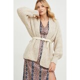 Answear Lab Jopica z volno ženski, bež barva | Shoptok.si