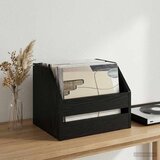  Kutija za vinilne albume Crni hrast 38 x 30 x 29 cm Slike