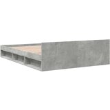  Posteljni okvir s predali betonsko siv 120x190cm inženirski les | Shoptok.si