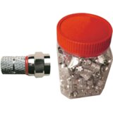 Zodiac F-konektor 5 mm, za koaksialni kabel 5 mm, pakiranje 100 kosov - F 5 MM C/ORING | Shoptok.si