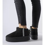 Gemre Black platform snow boots Dennison | ePonuda.com