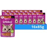 Whiskas vlažna hrana za mačke, sa ćuretinom, 16x85 g cene