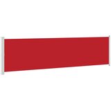  Uvlačiva bočna tenda za terasu 600 x 160 cm crvena | shoptok.hr