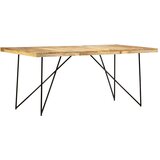  Blagovaonski stol od masivnog drva manga 180 x 90 x 76 cm | shoptok.hr
