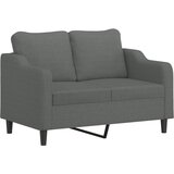 Maison Chic Dvosed kavč - Sofa - Kanape temno siv 120 cm blago, (21726963) Cene