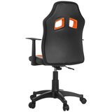 MID.YOU Mladinski Vrtljiv Stol Kid Racer Al, Črna, Oranžna | Shoptok.si