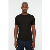 Trendyol Black Men's Basic Regular Fit Crew Neck Short Sleeved T-Shirt Cene