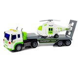  Automobil na baterije s helikopterom u mjerilu 1:16 - zeleno/bijeli | Shoptok.si