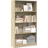 vidaXL Regal za knjige boja hrasta 80x24x143 cm od konstruiranog drva Cijene