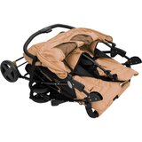  Dječja kolica za blizance smeđesiva čelična | shoptok.hr
