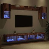 TV stenske enote z LED z LED lučmi 6 pcs Star les Konstruiran les, (5000132223) | Shoptok.si