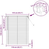  Venecijanska roleta Srebrno Siva 150 x 110 cm PVC | shoptok.hr