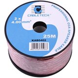 Cabletech Kabel za avtozvočnike 25m 2x 4.00 mm2 transparent, (20811815) | Shoptok.si