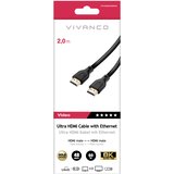 Vivanco Kabel ULTRA HDMI, 8K/60HZ M-M 2 m, črn, (5000221153) | Shoptok.si