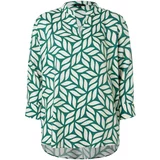 More & More Bluza temno zelena / bela