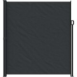 vidaXL Zložljiva stranska tenda črna 220x600 cm | Shoptok.si