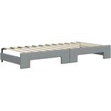  Dnevni krevet na razvlačenje svjetlosivi 100x200 cm od tkanine | shoptok.hr