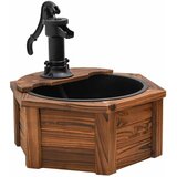  Vodena fontana s crpkom 57 x 57 x 53 cm od masivne jelovine | shoptok.hr