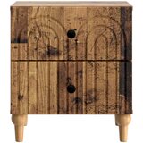  Noćni ormar s ladicama 2 pcs Staro drvo 43 x 34,5 x 48 cm | shoptok.hr