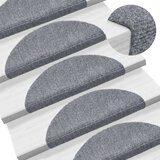 vidaXL samoljepljivi otirači za stepenice 5 kom svjetlosivi 56x17x3 cm | shoptok.hr