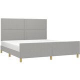  Okvir kreveta bez madraca svjetlosivi 180x200 cm od tkanine | shoptok.hr