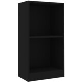 Maison Chic Knjižna omara - Knjižna polica - Knjižni regal črna 40x24x75 cm inženirski les, (21723562) Cene