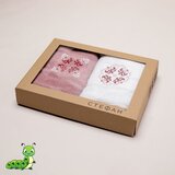 Stefan set peškira, 2 kom, 50x100 - roze etno | Eponuda.com