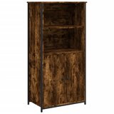 Maison Chic Visoka omara - Komoda - Predalnik dimljen hrast 62x36x121,5 cm inženirski les, (21721583) Cene