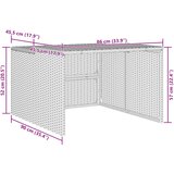  za robotsku kosilicu smeđa 86x90x52/57 cm od poliratana | shoptok.hr