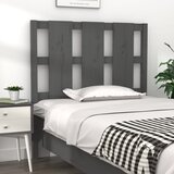  Uzglavlje za krevet sivo 95,5 x 4 x 100 cm od masivne borovine | Eponuda.com