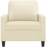  Fotelja krem 60 cm od umjetne kože | shoptok.hr