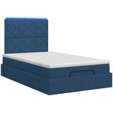  od pjene s madracem i LED-om Plava 120 x 200 cm Tkanina | shoptok.hr