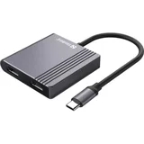 USB-C 2xHDMI+USB+PD priklopna postaja