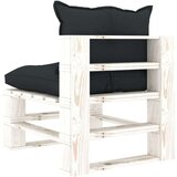  Srednja vrtna sofa od paleta s antracit jastucima drvena | shoptok.hr