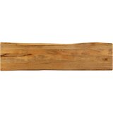 Stolna ploča 180x40x3,8cm od masivnog drva manga sa živim rubom | shoptok.hr