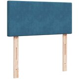 vidaXL okvir kreveta s madraca tamnoplavi 100x200cm baršunasti | shoptok.hr