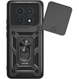 Oem Mayaxess, Ovitek z obročem za Redmi Note 15 4G z drsnim pokrovčkom kamere, Črna, (5000274750) | Shoptok.si