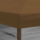  Pokrov za gazebo s bočnim zidovima 6 x 3 m Sivosmeđa Poliester | shoptok.hr