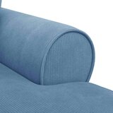  Ležaljka s suknjom Plava 91 x 157 x 91 cm Rebrasta tkanina | shoptok.hr
