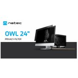 Natec OWL, Privacy Filter for 24" Screen, 16:9, 531 x 298 mm | ePonuda.com