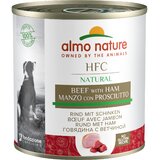  Varčno pakiranje Almo Nature HFC 12 x 280 g / 290 g - Govedina s šunko (290 g) | shoptok.hr
