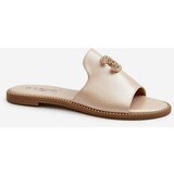 S. BARSKI Elegant Women's Shiny Slippers With Decoration S.Barski | shoptok.hr