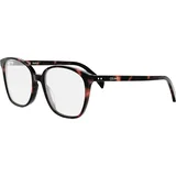 THIN Thin Havana Geometric Eyeglasses - M (55)