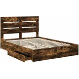  s od storage s ladicama Dimljeni hrast 160 x 200 cm | shoptok.hr