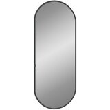 Maison Chic Stensko Ogledalo - Zrcalo - Kozmetično ogledalo črno 50x20 cm ovalno, (21697682) | Shoptok.si