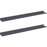  Polica na zidu s policom Zidne 2 pcs Antracit 80 x 9 x 2 5 cm - Antracit 80 x 9 cm 2 | shoptok.hr