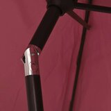  Senčnik s kovinskim drogom bordo rdeč 300 cm, (20692930) | Shoptok.si
