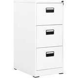 vidaXL Ormarić za spise bijeli 46 x 62 x 102,5 cm čelični Cijene