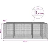  Gabion s žicom debljine 3 5 mm i mrežom 5x5 cm 450x100x150 cm - 100 cm 150 cm 450 cm | shoptok.hr