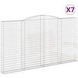  Lučne gabionske košare 7 kom 400x30x220/240cm pocinčano željezo | Eponuda.ba